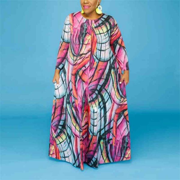 plus size dresses for women 4xl 5xl elegant geometrical print long sleeve floor length straight loose evening party vestidos 210510, Black;gray
plus size dresses for women 4xl 5xl elegant geometrical print long sleeve floor length straight loose evening party vestidos 210510, Black;gray