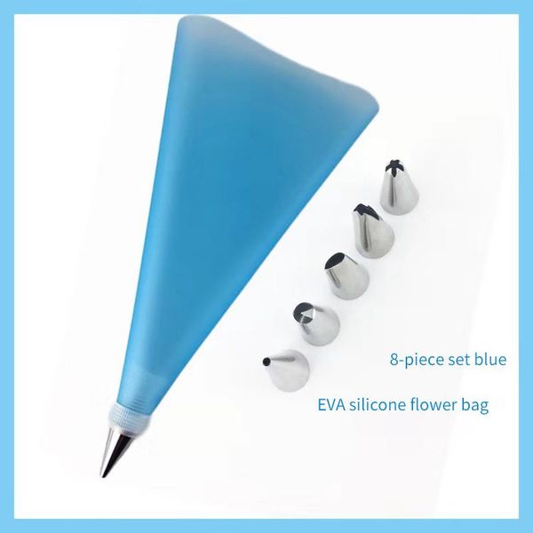 baking & pastry tools 1set stainless steel nozzle 6pcs small 1eva silicone bag 1 connection cake icing piping decoration flower maker
baking & pastry tools 1set stainless steel nozzle 6pcs small 1eva silicone bag 1 connection cake icing piping decoration flower maker