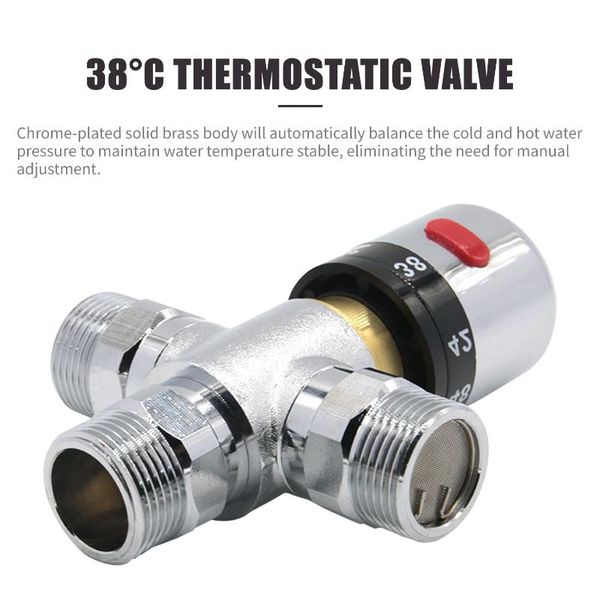 3-way g1/2 thermostatic control mixing valve for bath basin bathtub shower constant temperature bathroom sets
3-way g1/2 thermostatic control mixing valve for bath basin bathtub shower constant temperature bathroom sets