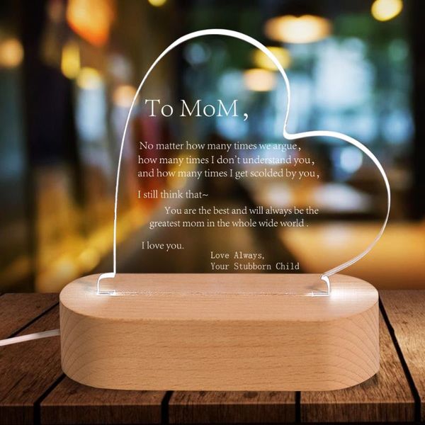 frames chic text night light to mom led white heart-shaped acrylic lamp dad warm room decor bedside with base festival gifts
frames chic text night light to mom led white heart-shaped acrylic lamp dad warm room decor bedside with base festival gifts