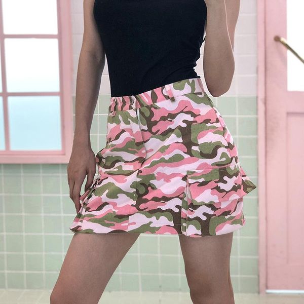 skirts pink camo womens summer casual button zipper high waist fashion camouflage mini pencil short skirt streetwear 6q1330, Black
skirts pink camo womens summer casual button zipper high waist fashion camouflage mini pencil short skirt streetwear 6q1330, Black