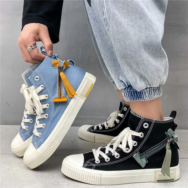 2021 summer men's designer zipper high canvas shoes student leisure trend boardtraining sneakers
2021 summer men's designer zipper high canvas shoes student leisure trend boardtraining sneakers