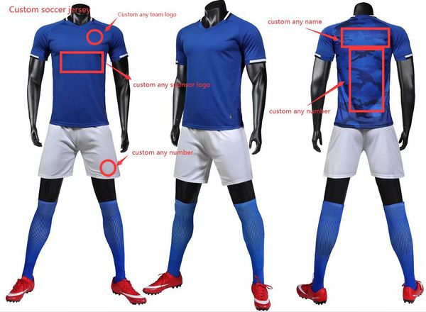 custom team kids+blue blank soccer jersey uniform mens women sports personalized shirts with shorts printed design name and number 19b, Black;yellow
custom team kids+blue blank soccer jersey uniform mens women sports personalized shirts with shorts printed design name and number 19b, Black;yellow