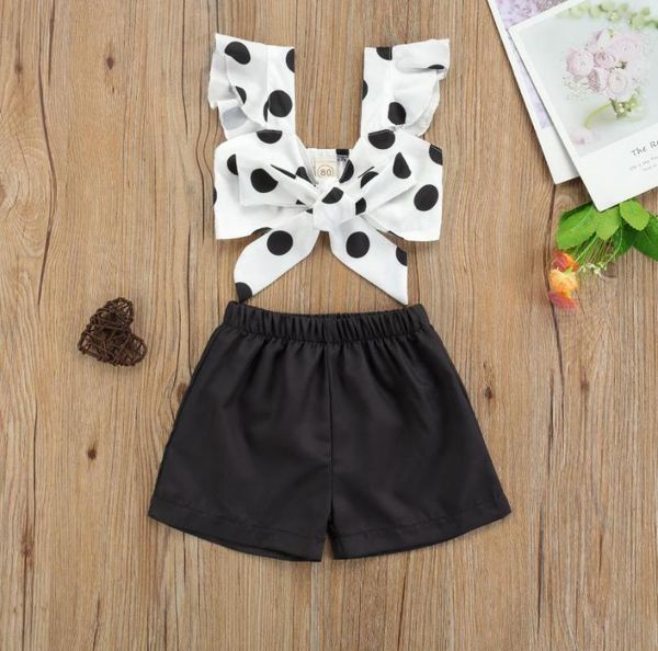 clothing sets fashion kids baby navel tank shorts with polka dot pattern printing elastic waist bow decoration summer children, White
clothing sets fashion kids baby navel tank shorts with polka dot pattern printing elastic waist bow decoration summer children, White