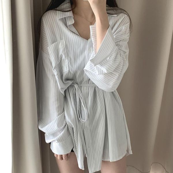 women's blouses & shirts hzirip summer korean loose striped lace ladies single-breasted shirt 2021 notched fashion casual cotton long-s, White
women's blouses & shirts hzirip summer korean loose striped lace ladies single-breasted shirt 2021 notched fashion casual cotton long-s, White