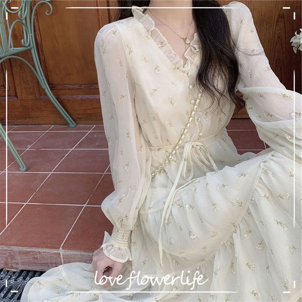 summer floral dress women french elegant chiffion casual sweet fairy v-neck midi dress office lady dress korean 210521, Black;gray
summer floral dress women french elegant chiffion casual sweet fairy v-neck midi dress office lady dress korean 210521, Black;gray