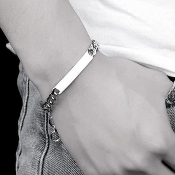 charm bracelets everoyal trendy silver for men jewelry fashion geometric chain male bracelet accessories boyfriend birthday gift, Golden;silver
charm bracelets everoyal trendy silver for men jewelry fashion geometric chain male bracelet accessories boyfriend birthday gift, Golden;silver