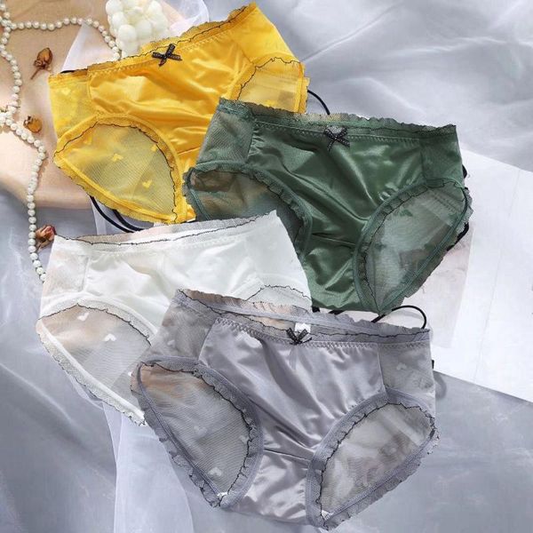women's panties lace underwear heart bow mid waist briefs transparent women cotton crotch lingerie breathable underpants, Black;pink
women's panties lace underwear heart bow mid waist briefs transparent women cotton crotch lingerie breathable underpants, Black;pink