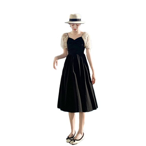 black short sleeve dress for women summer fashion elegant high waist slim party dresses female lr1096 210531, Black;gray
black short sleeve dress for women summer fashion elegant high waist slim party dresses female lr1096 210531, Black;gray