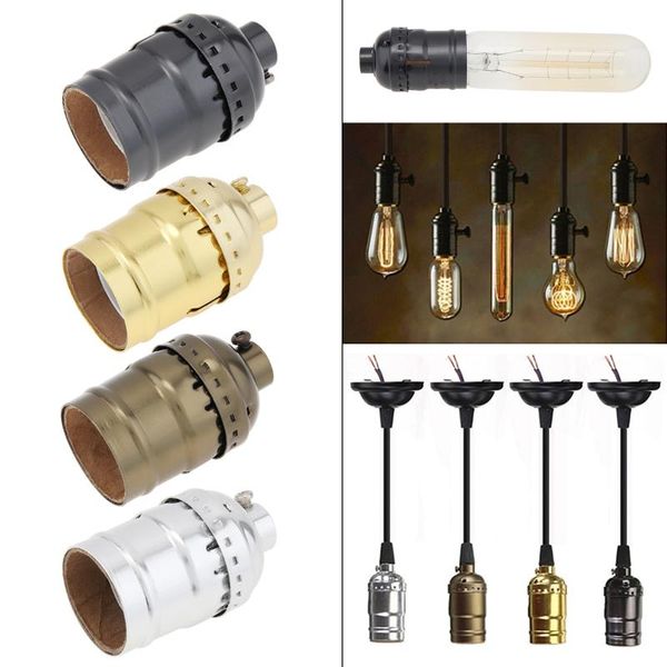lamp holders & bases vintage edison socket e27 screw bulb base aluminum light holder retro pendant fittings lustre fixture without wire
lamp holders & bases vintage edison socket e27 screw bulb base aluminum light holder retro pendant fittings lustre fixture without wire