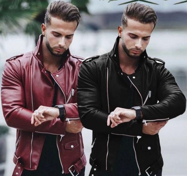 men's jackets winter mens leather jacket men fashion motorcycle pu cool zipper pockets coats eu size, Black;brown
men's jackets winter mens leather jacket men fashion motorcycle pu cool zipper pockets coats eu size, Black;brown