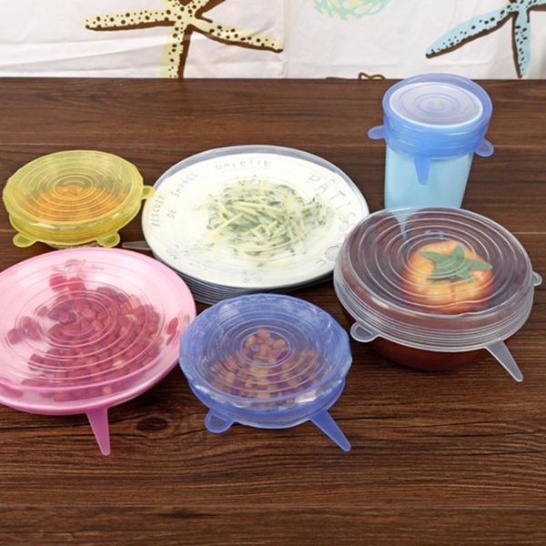 food savers & storage containers 6pcs silicone fresh-keeping cover universal bowl dish seal membrane
food savers & storage containers 6pcs silicone fresh-keeping cover universal bowl dish seal membrane