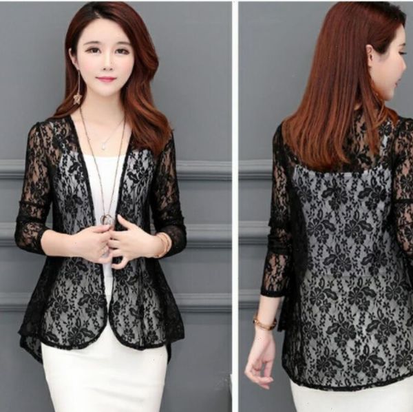 lace shawl women shirt jacket summer short blouse outside thin section cardigan long sleeve sun protection clothing wild, White
lace shawl women shirt jacket summer short blouse outside thin section cardigan long sleeve sun protection clothing wild, White