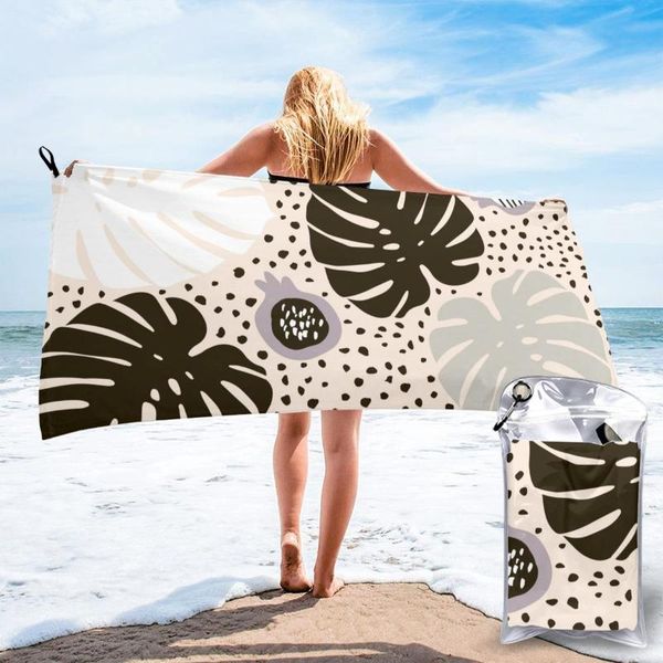 quick drying pocket towel palm branch with monstera leaf portable water absorbent no pilling sports bath
quick drying pocket towel palm branch with monstera leaf portable water absorbent no pilling sports bath