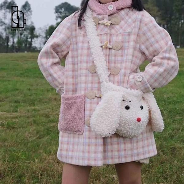 men's jackets luck a winter sweet girl pink plaid thick warm woolen coats women horn button lamber fur hooded cute outerwear pocket jac, Black;brown
men's jackets luck a winter sweet girl pink plaid thick warm woolen coats women horn button lamber fur hooded cute outerwear pocket jac, Black;brown