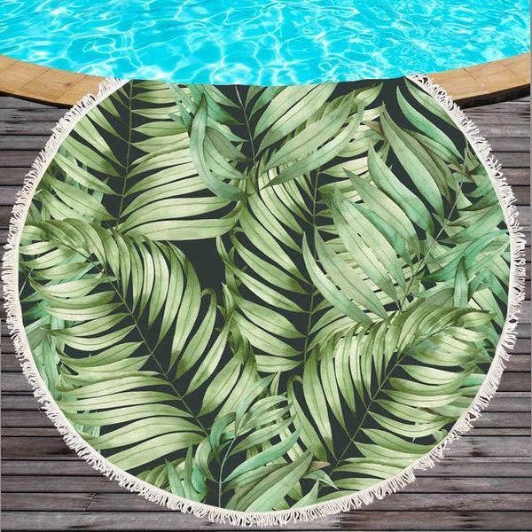 towel design tropical leaves microfiber round beach towels with tassel 150cm large camping picnic yoga mat toalha de praia
towel design tropical leaves microfiber round beach towels with tassel 150cm large camping picnic yoga mat toalha de praia