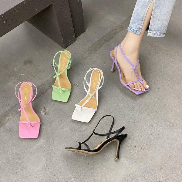 internet celebrity square toe high heels sandals spring and summer fairy clip hollow-out strap stiletto heel dress shoes, Black
internet celebrity square toe high heels sandals spring and summer fairy clip hollow-out strap stiletto heel dress shoes, Black