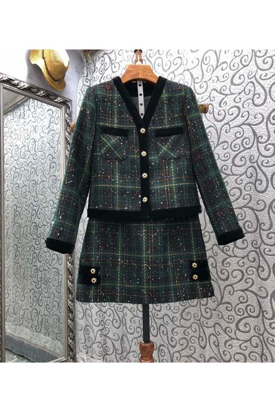 xiaozi western sequined short coat skirt two-piece womens clothing autumn european and american new elegant suit 9bb, White
xiaozi western sequined short coat skirt two-piece womens clothing autumn european and american new elegant suit 9bb, White