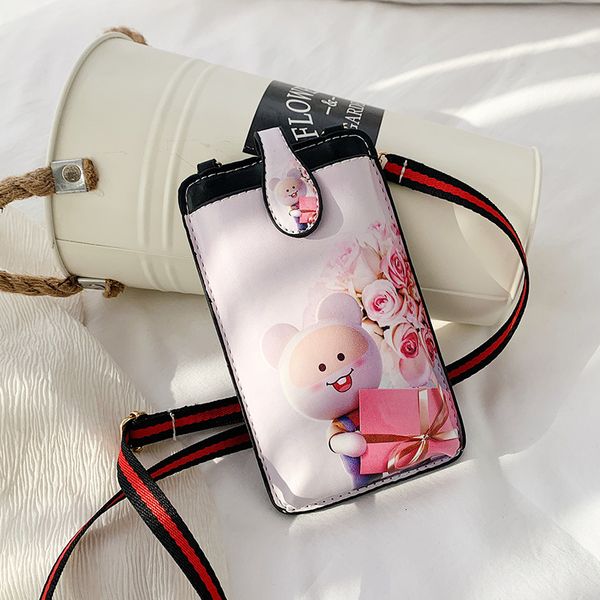 winter lovely mobile phone bag women's mini korean vertical messenger purse, Red;black
winter lovely mobile phone bag women's mini korean vertical messenger purse, Red;black