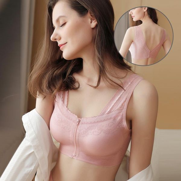 bras front closure for underwear women lingerie comfort bra adjusted plus size backless bralette brassiere, Red;black
bras front closure for underwear women lingerie comfort bra adjusted plus size backless bralette brassiere, Red;black