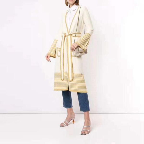 women's jackets 2021 women bandage long coat yellow with whit patchwork belt autumn winter warm sleeve casual fashion festa, Black;brown
women's jackets 2021 women bandage long coat yellow with whit patchwork belt autumn winter warm sleeve casual fashion festa, Black;brown