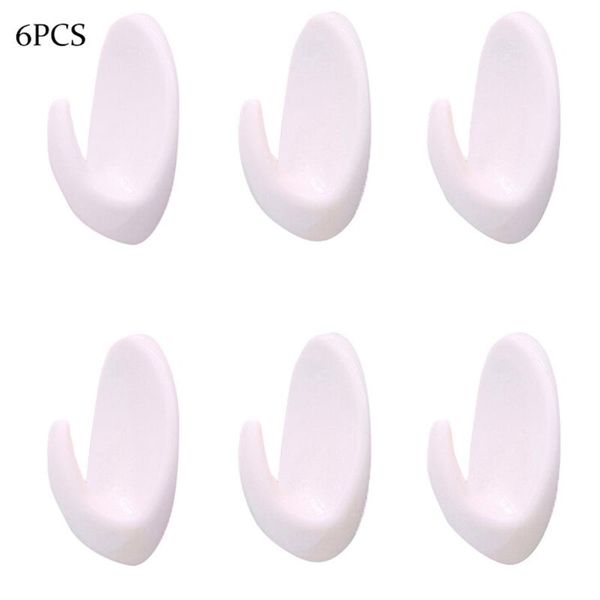 6pcs/set wall mounted white plastic hook strong adhesive kitchen bathroom door sticky hanger hooks & rails
6pcs/set wall mounted white plastic hook strong adhesive kitchen bathroom door sticky hanger hooks & rails