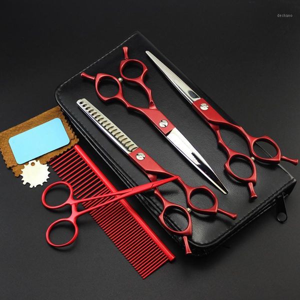 kit professional japan 6.5 inch red pet grooming hair scissors set dog cutting shears thinning barber hairdressing scissors1
kit professional japan 6.5 inch red pet grooming hair scissors set dog cutting shears thinning barber hairdressing scissors1