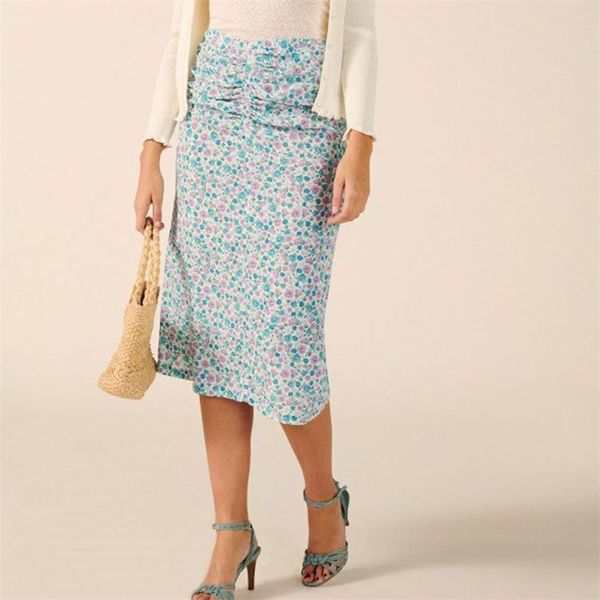 summer women's skirt casual flower print pleated 210430, Black
summer women's skirt casual flower print pleated 210430, Black