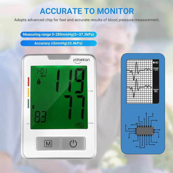 upper arm automatic blood pressure monitor tonometer bp machine irregular heartbeat detector digital sphygmomanometerscouts
upper arm automatic blood pressure monitor tonometer bp machine irregular heartbeat detector digital sphygmomanometerscouts