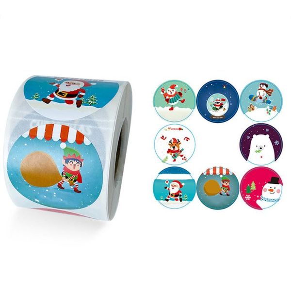 gift wrap 500pcs/ roll 2/1.5-inch christmas stickers 10 patternss self-adhesive decals seals diy party decoration
gift wrap 500pcs/ roll 2/1.5-inch christmas stickers 10 patternss self-adhesive decals seals diy party decoration