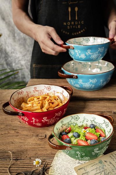 cherry bianual hollow handle ceramic dessert bowl household cutlery creative pasta soup noodles red green bowls
cherry bianual hollow handle ceramic dessert bowl household cutlery creative pasta soup noodles red green bowls
