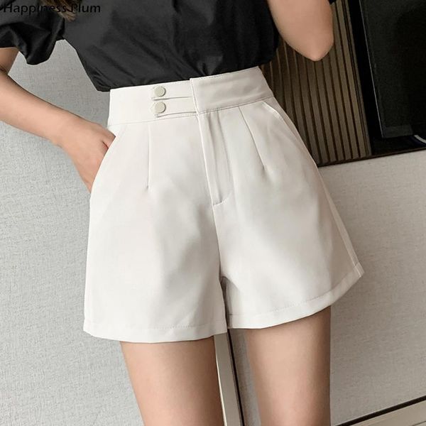 women's shorts korean style women 2021 spring and summer high waist wide leg all-match casual ladies office clothing, White;black
women's shorts korean style women 2021 spring and summer high waist wide leg all-match casual ladies office clothing, White;black