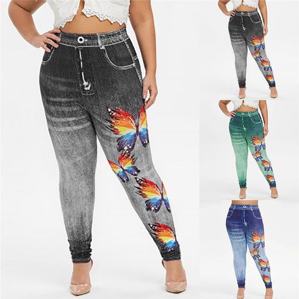 summer woman legging imitation denim leggings lady high-waisted butterfly print high elastic slim femme women's pants & capris, Black;white
summer woman legging imitation denim leggings lady high-waisted butterfly print high elastic slim femme women's pants & capris, Black;white
