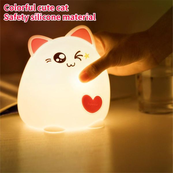 night lights cute cat led light usb animal lamp silicone cartoon nightlights for children baby birthday gift
night lights cute cat led light usb animal lamp silicone cartoon nightlights for children baby birthday gift