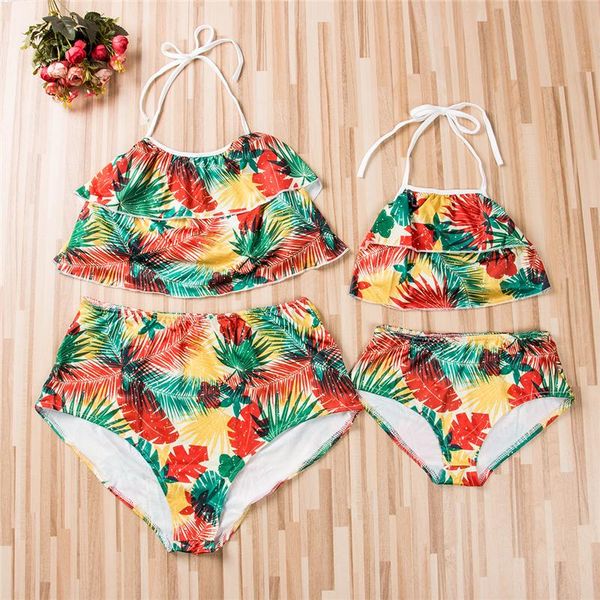 one-piece suits mom and daughter swimwear summer floral bikini two piece swimsuit kids girls women beachwear set bathing suit
one-piece suits mom and daughter swimwear summer floral bikini two piece swimsuit kids girls women beachwear set bathing suit