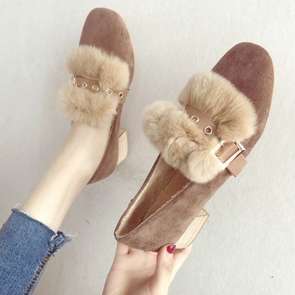 dress shoes retro plush shoes square toe comfortable peas lok fu ladies single fur fashion over zsxn, Black
dress shoes retro plush shoes square toe comfortable peas lok fu ladies single fur fashion over zsxn, Black