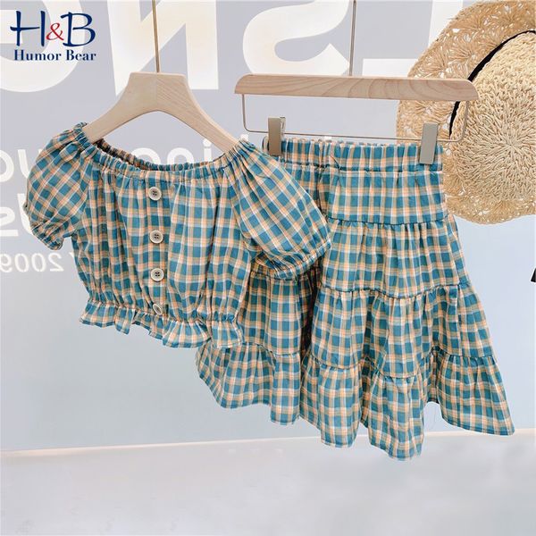 humor bear girls kids clothing toddler new summer girl plaid printed shirt+ skirt suit children 2pcs clothes sets c0225, White
humor bear girls kids clothing toddler new summer girl plaid printed shirt+ skirt suit children 2pcs clothes sets c0225, White