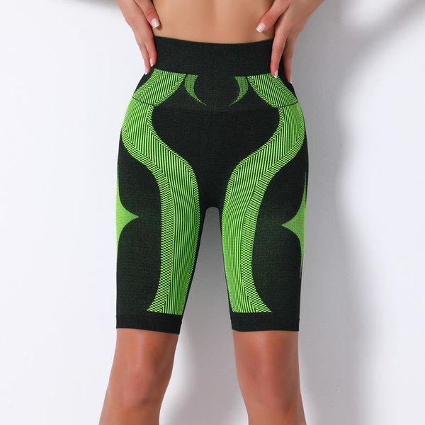 women's shorts stripe printed high waist seamless sport push up gym short fitness sports workout women, White;black
women's shorts stripe printed high waist seamless sport push up gym short fitness sports workout women, White;black
