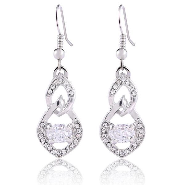 fashion austrian crystal earrings gold color plated girls women jewelry 1451 dangle & chandelier, Silver
fashion austrian crystal earrings gold color plated girls women jewelry 1451 dangle & chandelier, Silver