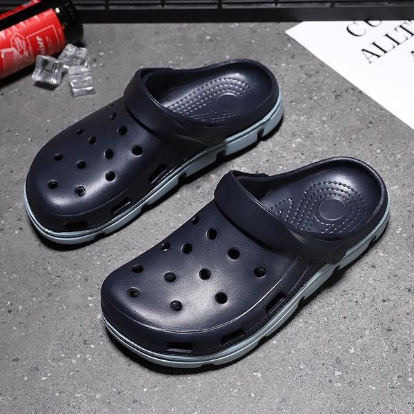 slipper summer fashion hole shoes women beach pink sandals boys casual sneakers non-slip solid color couple slippers men, Black;grey
slipper summer fashion hole shoes women beach pink sandals boys casual sneakers non-slip solid color couple slippers men, Black;grey