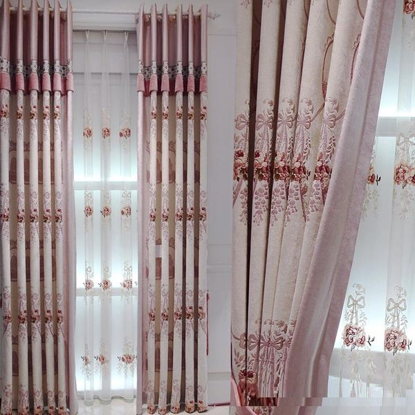 curtain & drapes european style french window bedroom chenille jacquard pink girl room warm fashion
curtain & drapes european style french window bedroom chenille jacquard pink girl room warm fashion