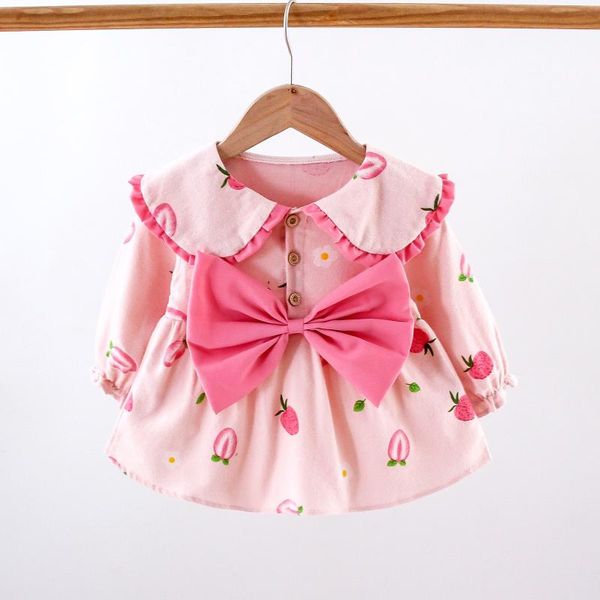 girl's dresses dress for girls 1 year baby long sleeve strawberry printed bowknot princess toddler girl clothes christmas, Red;yellow
girl's dresses dress for girls 1 year baby long sleeve strawberry printed bowknot princess toddler girl clothes christmas, Red;yellow