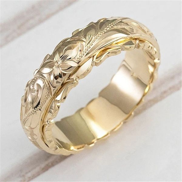 vintage gold wedding rings for women creative rose flower promise womens rings simple metal female engagement jewelry gifts, Slivery;golden
vintage gold wedding rings for women creative rose flower promise womens rings simple metal female engagement jewelry gifts, Slivery;golden