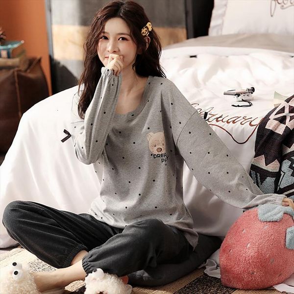 autumn winter pajama set women sleepwear plus size femme nighty casual homewear loungewear cotton gray litter bear print pijamas, Black;red
autumn winter pajama set women sleepwear plus size femme nighty casual homewear loungewear cotton gray litter bear print pijamas, Black;red