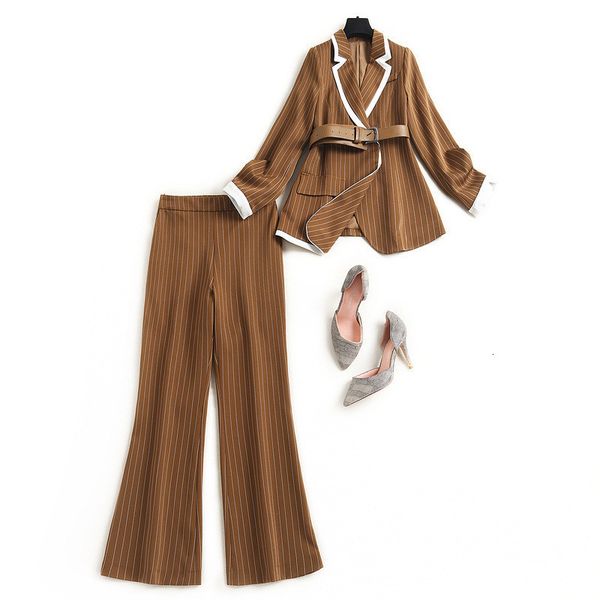 short elegant spring of striped women engraved blazer and lady from office two garments fashion suit pants, White;black
short elegant spring of striped women engraved blazer and lady from office two garments fashion suit pants, White;black