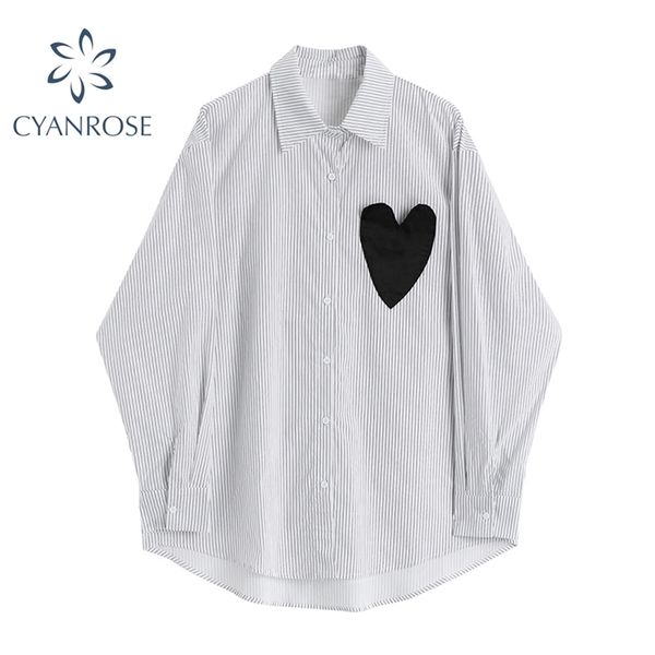 fashion elegant blouse women plus size bf striped cardigan love pattern design shirt ladies vintage oversized blusas female 210430, White
fashion elegant blouse women plus size bf striped cardigan love pattern design shirt ladies vintage oversized blusas female 210430, White