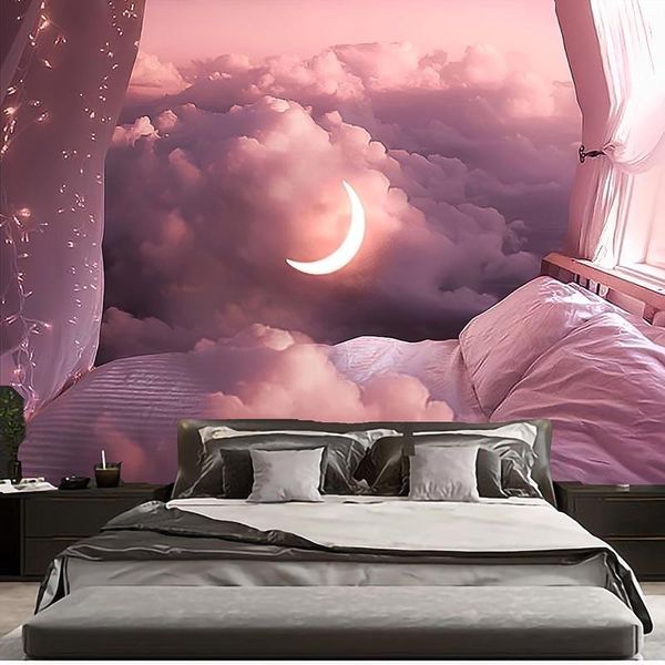 tapestries pink moon and cloud tapestry mandala wall hanging boho decor macrame hippie witchcraft
tapestries pink moon and cloud tapestry mandala wall hanging boho decor macrame hippie witchcraft