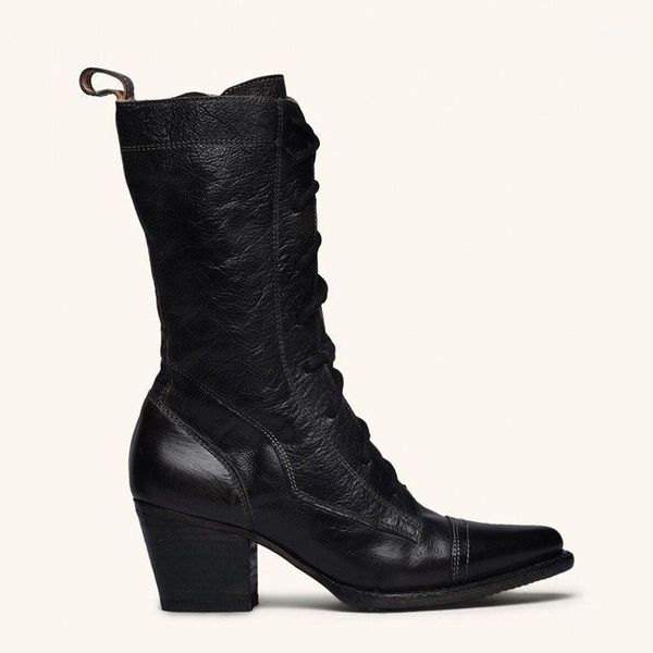 boots fashion women shoes ankle genuine leather knee high pointed europe woman plus size 431, Black
boots fashion women shoes ankle genuine leather knee high pointed europe woman plus size 431, Black