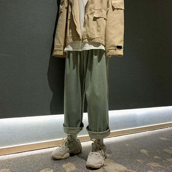 men's pants fashion corduroy fabric casual baggy cargo haren streetwear 6 color high-quality trousers plus size m-2xl zbfd, Black
men's pants fashion corduroy fabric casual baggy cargo haren streetwear 6 color high-quality trousers plus size m-2xl zbfd, Black