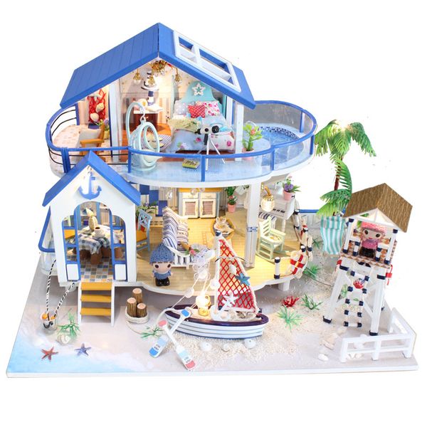 diy doll house with furniture children miniature wooden dollhouse construction model building kits doll house toy
diy doll house with furniture children miniature wooden dollhouse construction model building kits doll house toy